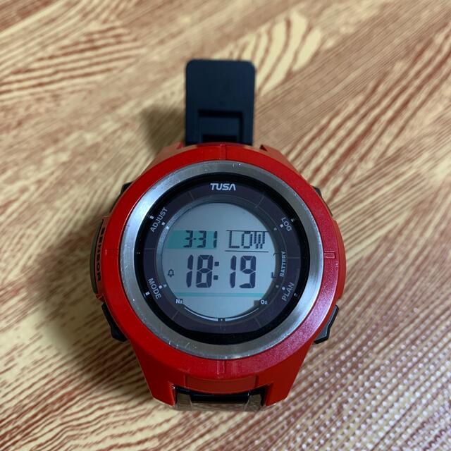 品質は非常に良い TUSA IQ1203 DC Solar ダイビングコンピュータ 赤
