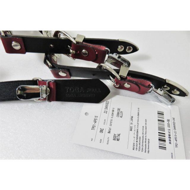 新品 TOGA PULLA METAL CONCHO SUSPENDERS 新品 TOGA PULLA METAL CONCHO SUSPENDERS