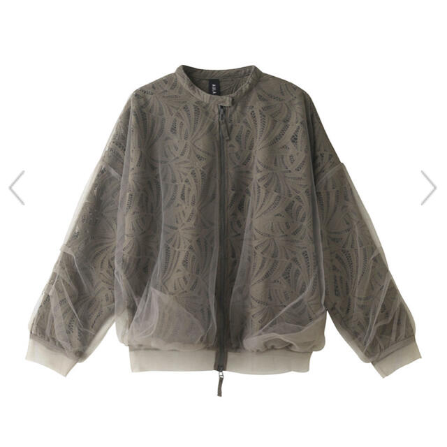 アウラアイラ　OVER SHOULDER LACE BLOUSON AULA AILA（アウラアイラ）の「オーバーショルダーレース
