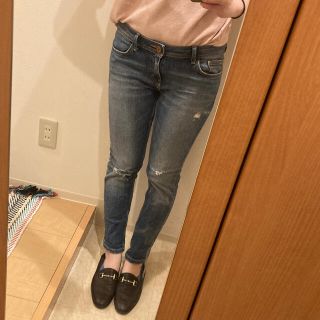 ザラ(ZARA)のZARA 美脚ダメージデニム　(デニム/ジーンズ)