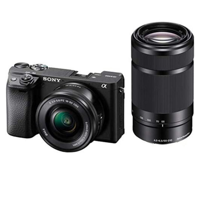 お待たせ! SONY - SONY α6400 ダブルズームレンズキット【ヤマダさん ... SONY α6400ブラックボディ+RAVPowerバッテリーチャージャー