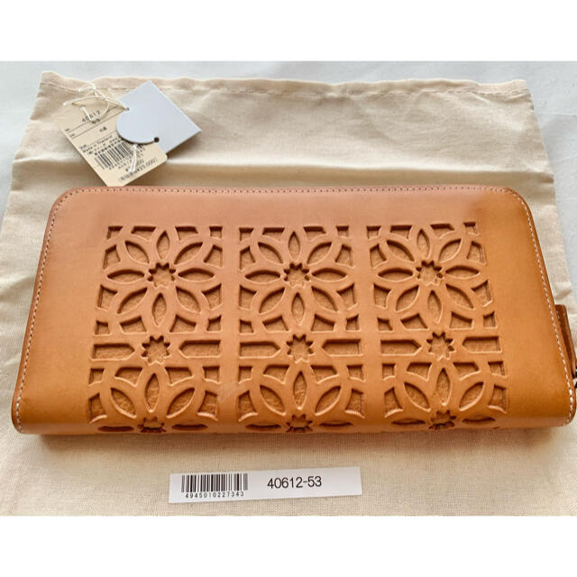 ❣️おもち様専用❣️【未使用】ゲンテンgenten カットワーク長財布