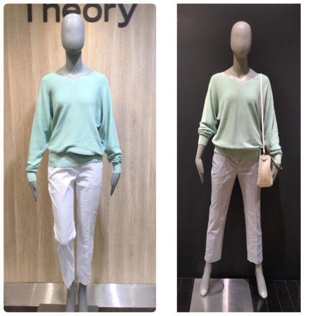 theory(セオリー)の美品♡ 2019 theory セオリー Ｖネック ニット レディースのトップス(ニット/セーター)の商品写真