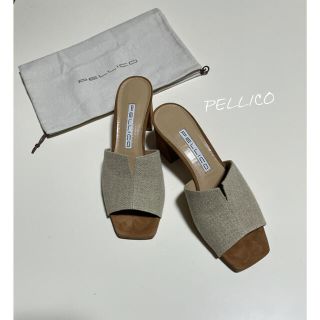 ペリーコ(PELLICO)のペリーコ　19SS リネン 37 サンダル ドゥーズィエムクラス　プラージュ(サンダル)