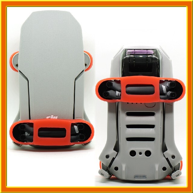Mavic Mini & Mini2 シリコン製プロペラホルダー (オレンジ) エンタメ/ホビーのおもちゃ/ぬいぐるみ(トイラジコン)の商品写真