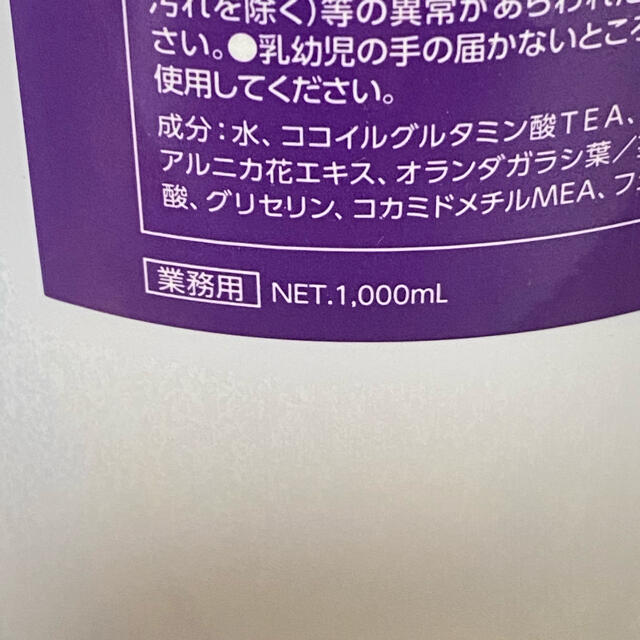 FIOLE(フィヨーレ)のフィヨーレ クオルシア カラーシャンプー パープル 1000ml コスメ/美容のヘアケア/スタイリング(シャンプー)の商品写真