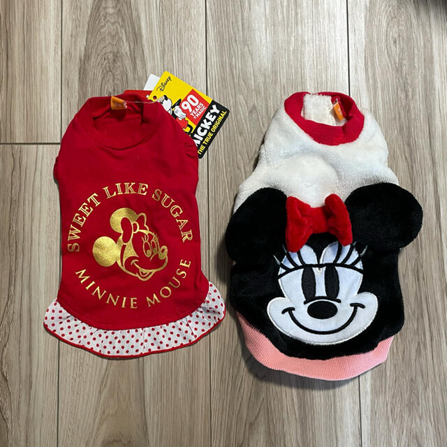 Disney(ディズニー)の犬服 2枚セット ハンドメイドのペット(ペット服/アクセサリー)の商品写真