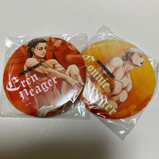 進撃の巨人 32巻 特装版 缶バッジ エレン コニー サウナ 特典 マガジン(バッジ/ピンバッジ)