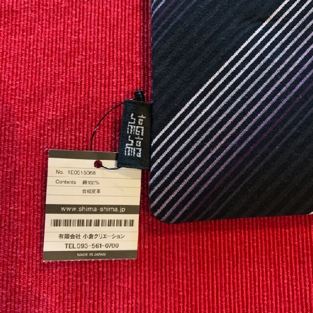 小倉縞縞　マルチケース(ポーチ) レディースのファッション小物(ポーチ)の商品写真