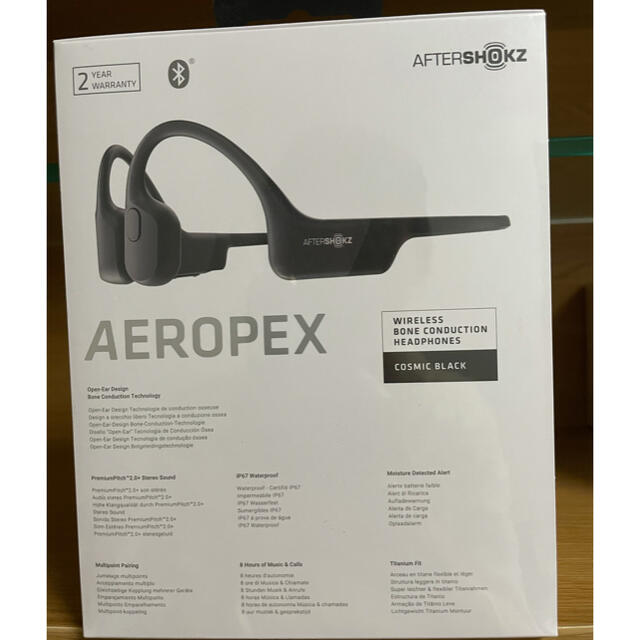 新品未開封！Aeropex AFT-EP-000011 スマホ/家電/カメラのオーディオ機器(ヘッドフォン/イヤフォン)の商品写真