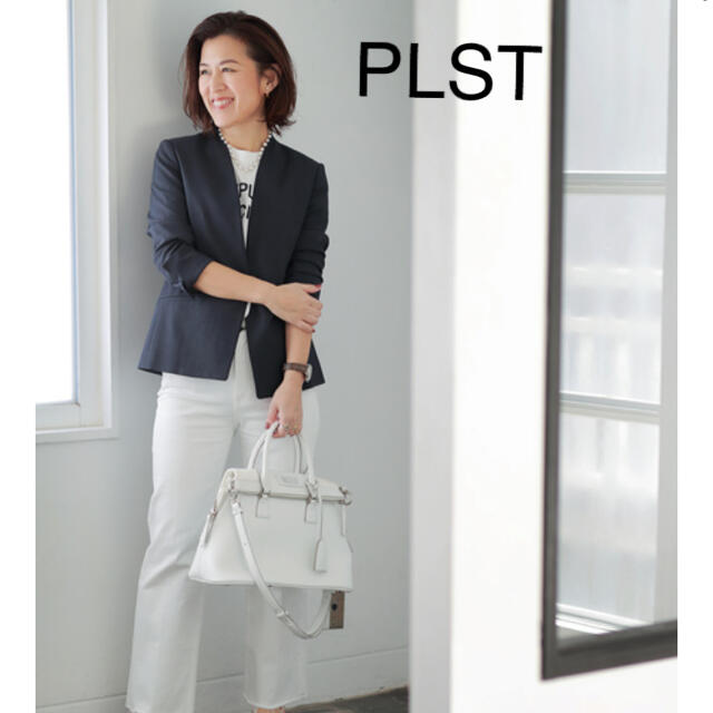 PLST ノーカラージャケット