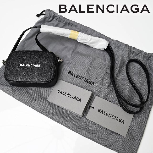 Balenciaga - 新品 BALENCIAGA Cash ロゴ レザー ミニ ショルダーの