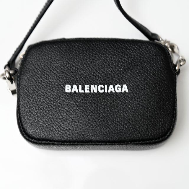 新品 BALENCIAGA Cash ロゴ レザー ミニ ショルダー