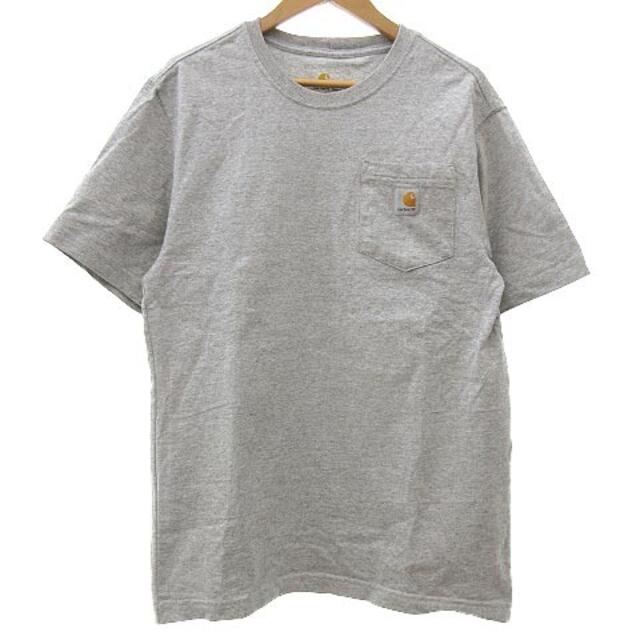 carhartt(カーハート)のcarhartt ポケット Tシャツ 半袖 クルーネック コットン S グレー メンズのトップス(Tシャツ/カットソー(半袖/袖なし))の商品写真