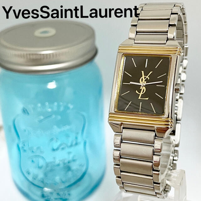 買得 Saint Yves Laurent イヴサンローラン　メンズ腕時計　レディース腕時計　ボーイズ　スクエア 207専用 - Beaute 腕時計(アナログ)