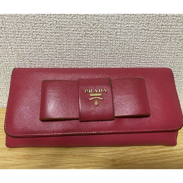 PRADA(プラダ)のPRADA プラダ　長財布　ピンク メンズのファッション小物(長財布)の商品写真