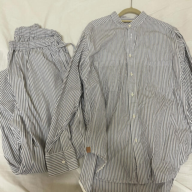 19ss 6(ROKU) STRIPE SHIRT セットアップ