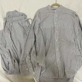 ビューティアンドユースユナイテッドアローズ(BEAUTY&YOUTH UNITED ARROWS)の19ss 6(ROKU) STRIPE SHIRT セットアップ(シャツ/ブラウス(長袖/七分))