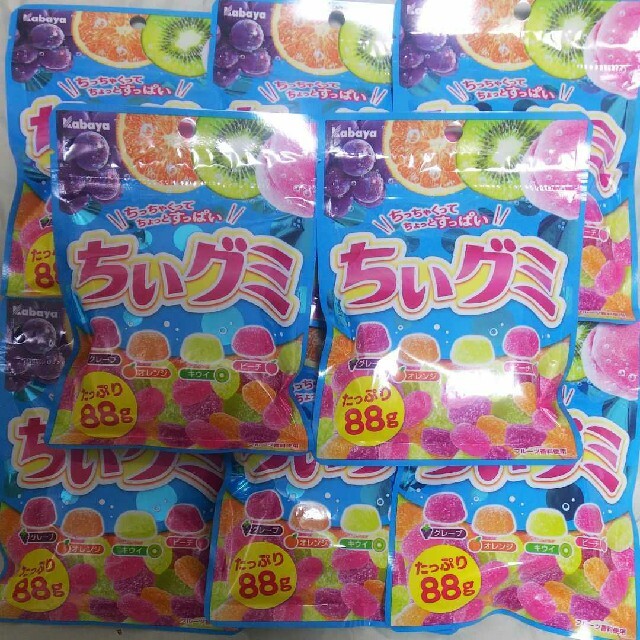 お買得8袋!!ちぃグミ ／カバヤ 食品/飲料/酒の食品(菓子/デザート)の商品写真