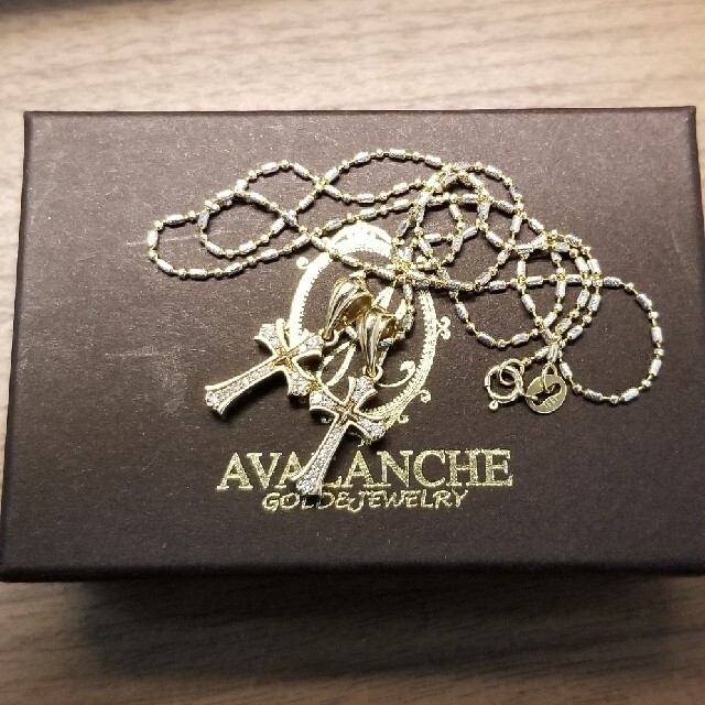 AVALANCHE - ダイヤモンドダブルクロスネックレスの通販 by サブロー
