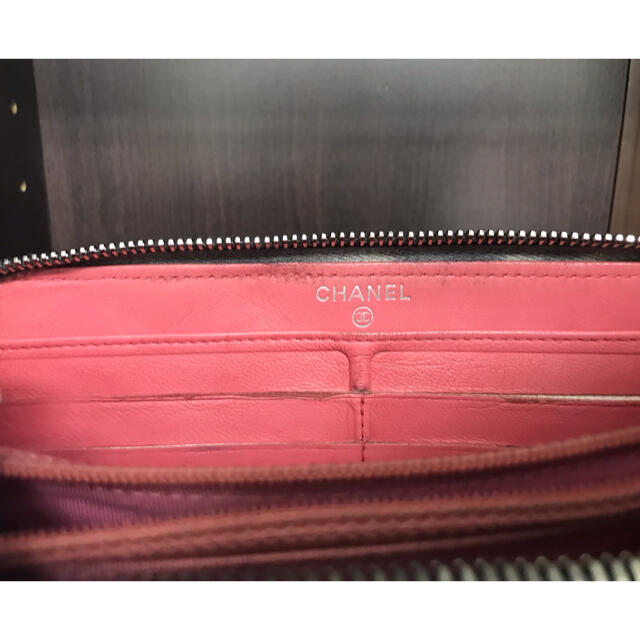 CHANEL(シャネル)の美品 シャネル ラウンドジップ長財布 レディースのファッション小物(財布)の商品写真