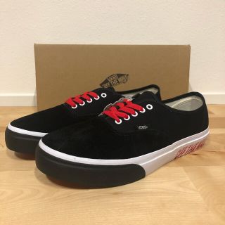 ヴァンズ(VANS)のvans オーセンティック スエード×キャンバス　ブラック　28cm(スニーカー)