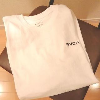 【テープロゴ】RVCA刺繍BOXロンT  ブラックアイパッチ　ウエステッドユース