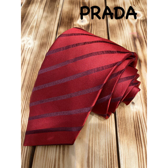 【美品】ネクタイ　プラダ　PRADA