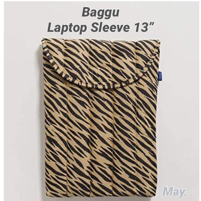 【BAGGU】タイガー 13インチ ラップトップ PC タブレットケース バグー