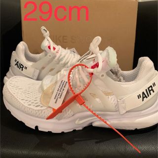 ナイキ(NIKE)の29cm off-white air presto オフホワイト　プレスト(スニーカー)