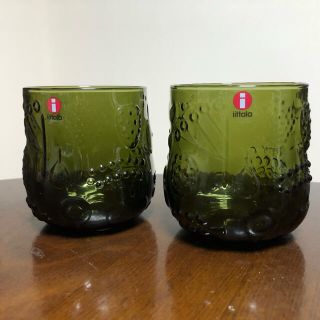 イッタラ(iittala)のイッタラフルッタ タンブラー モスグリーン 2個(タンブラー)