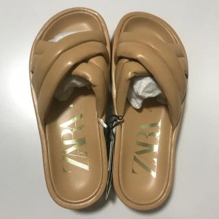 ザラ(ZARA)のZARA ザラ レザーサンダル(サンダル)