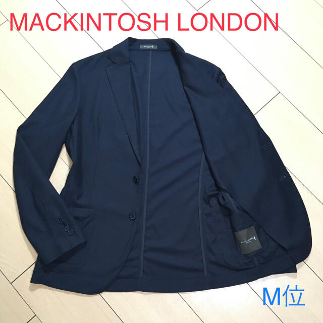 極美品☆マッキントッシュロンドン×上質コットン主◎極上ネイビー