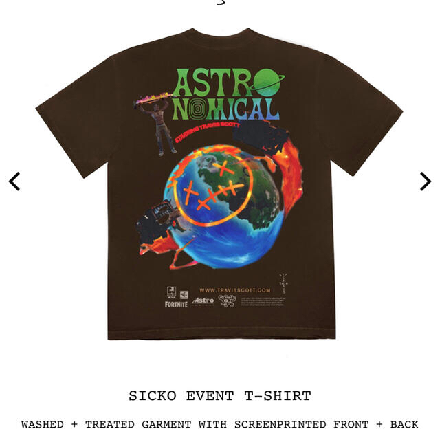 travisscott tシャツ2枚 メンズのトップス(Tシャツ/カットソー(半袖/袖なし))の商品写真