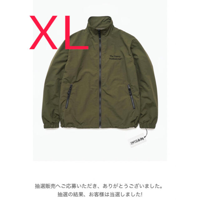 ENNOY スタイリスト私物 NYLON JACKET OLIVE XL