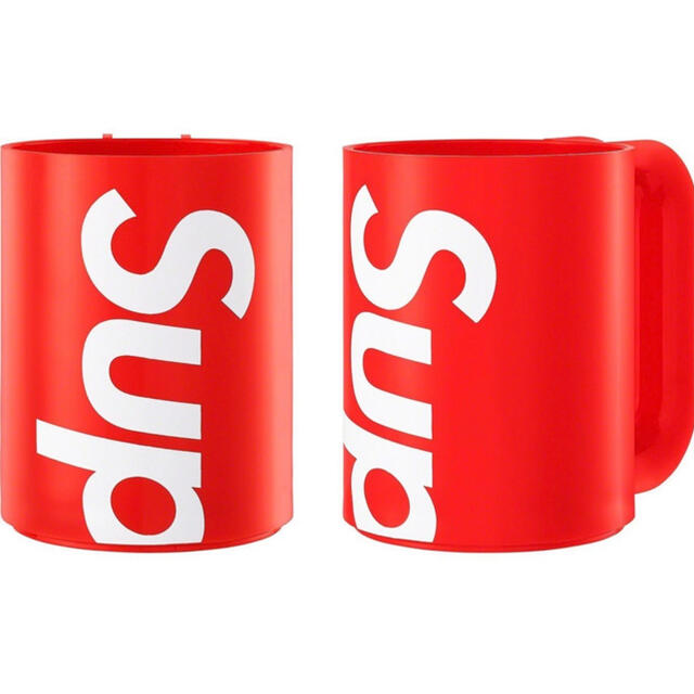 Supreme(シュプリーム)のSupreme Heller Mugs Set of 2 Red インテリア/住まい/日用品のキッチン/食器(グラス/カップ)の商品写真