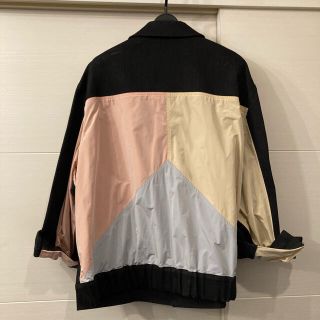 ピガール(PIGALLE)のPIGALLE ピガール ほぼ未使用 ブラックデニム カラフルパネル(Gジャン/デニムジャケット)