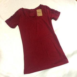 ザラ(ZARA)のベルーシュカ シャーリングレースTシャツ(Tシャツ(半袖/袖なし))