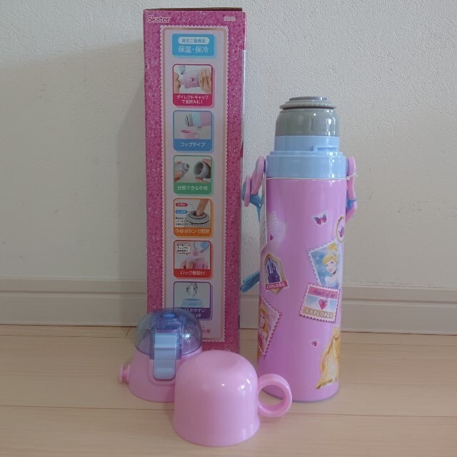 Disney(ディズニー)のプリンセス  新品 580ml 2way ステンレスボトル 570ml キッズ/ベビー/マタニティの授乳/お食事用品(水筒)の商品写真