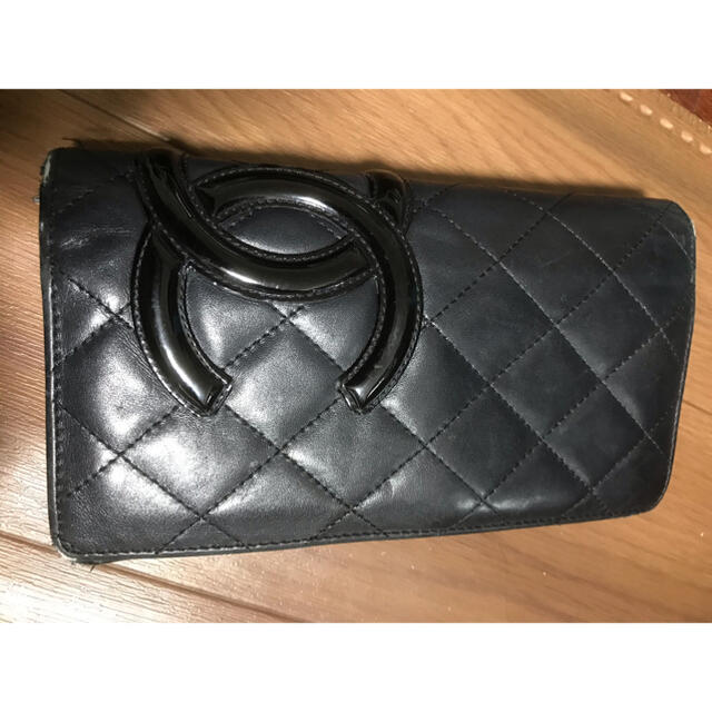 CHANEL(シャネル)の希少　限定　CHANEL カンボンライン　長財布　インナーブラックカラー メンズのファッション小物(長財布)の商品写真