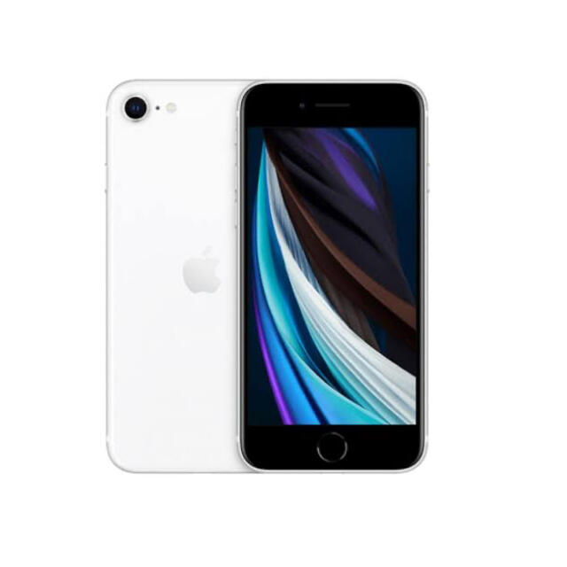 iPhoneSE2 64GB(W) 新品未開封シュリンク付きスマートフォン/携帯電話