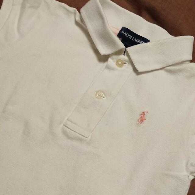 Ralph Lauren(ラルフローレン)のポロラルフローレン POLO RALPH LAUREN 半袖 ポロシャツ 3T キッズ/ベビー/マタニティのキッズ服女の子用(90cm~)(Tシャツ/カットソー)の商品写真