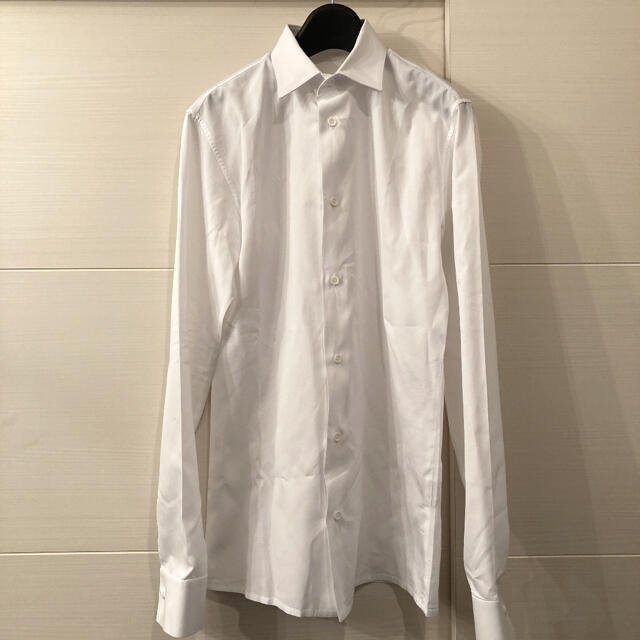 dior homme 37 白シャツ White ホワイト ドレスシャツ