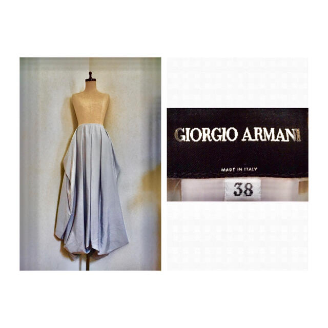 Giorgio Armani(ジョルジオアルマーニ)のGIORGIO ARMANI SILK MAXI SKIRT シルク スカート レディースのスカート(ロングスカート)の商品写真