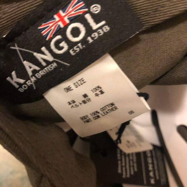 KANGOL(カンゴール)のカンゴール KANGOL 牛革ベルト cap キャップ 帽子 メンズの帽子(キャップ)の商品写真