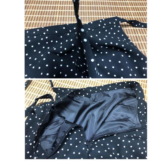 GU(ジーユー)のGU 巻きスカート風ドットフレアスカート レディースのスカート(ロングスカート)の商品写真