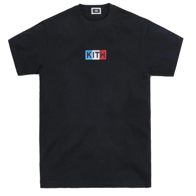 S KITH Paris Classic Logo Tee Black