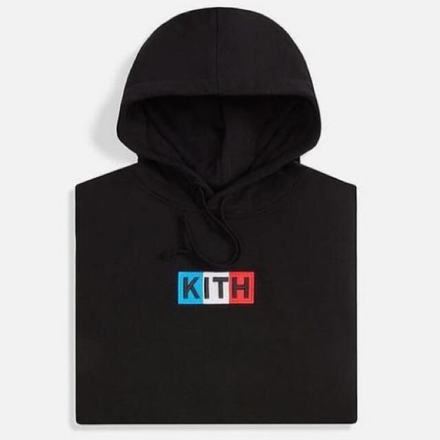 M KITH Paris Classic Logo Hoodie Black