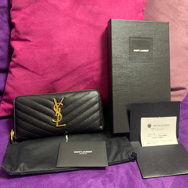 即購入可 サンローラン長財布 YSL