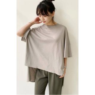 アパルトモンドゥーズィエムクラス(L'Appartement DEUXIEME CLASSE)の【HAVEL studio/ハーヴェル スタジオ】Cotton Big T-sh(カットソー(長袖/七分))